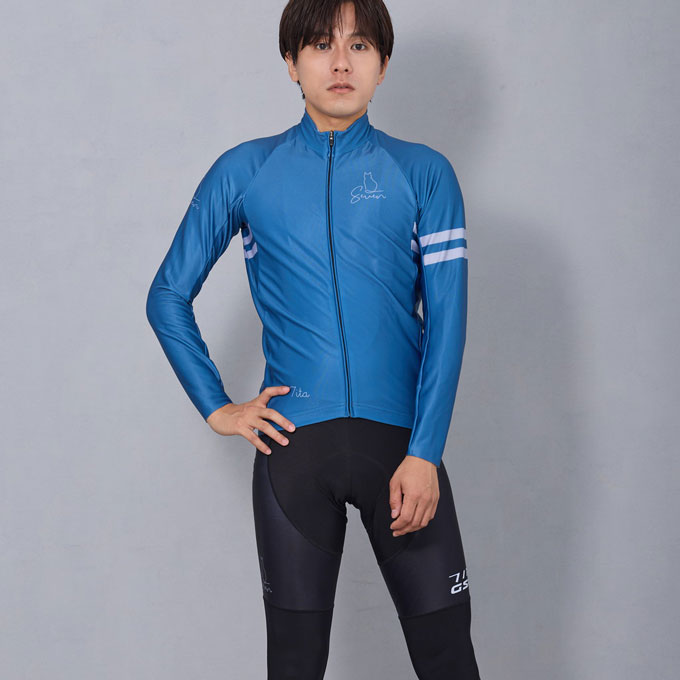 7ITA Cafe Cat LS Jersey Navy